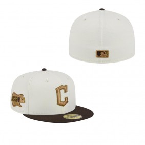Men's Cleveland Guardians White Brown 2019 MLB All-Star Game 59FIFTY Fitted Hat