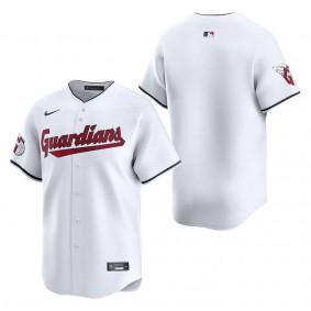 Men's Cleveland Guardians White Home Limited Jersey