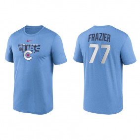 Clint Frazier Chicago Cubs 2022 City Connect Legend Performance T-Shirt Blue