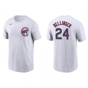 Cody Bellinger Men's Chicago Cubs Javier Baez Nike White Name & Number T-Shirt