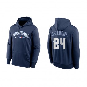 Cody Bellinger Chicago Cubs Nike Navy City Connect Baseball Therma Pullover Hoodie