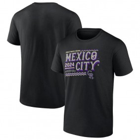 Men's Colorado Rockies 2024 MLB World Tour Mexico City Series T-Shirt