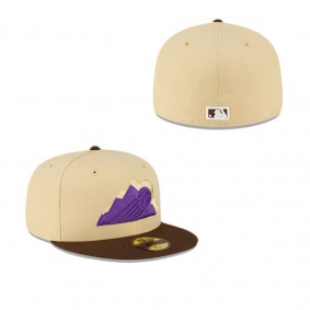 Colorado Rockies Blond 59FIFTY Fitted Hat
