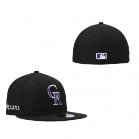 Colorado Rockies New Era x Alpha Industries 59FIFTY Fitted Hat Black