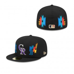 Colorado Rockies Southwestern 59FIFTY Fitted Hat