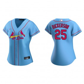 Corey Dickerson Women's St. Louis Cardinals Blue Alternate Replica Jersey