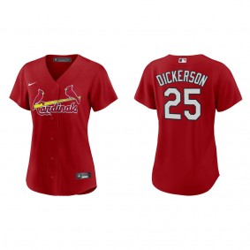 Corey Dickerson Women's St. Louis Cardinals Red Alternate Replica Jersey