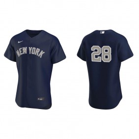 Corey Kluber Men's New York Yankees Nike Navy Alternate Authentic Jersey