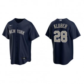 Corey Kluber Men's New York Yankees Nike Navy Alternate Replica Jersey