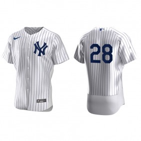 Corey Kluber Men's New York Yankees Nike White Home Authentic Jersey