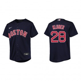 Corey Kluber Youth Boston Red Sox Navy Replica Jersey