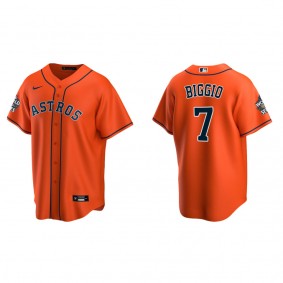 Craig Biggio Houston Astros Orange 2022 World Series Alternate Replica Jersey