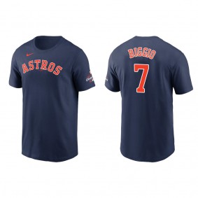 Craig Biggio Houston Astros Navy 2022 World Series Champions T-Shirt