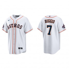Craig Biggio Houston Astros White 2022 World Series Champions Replica Jersey