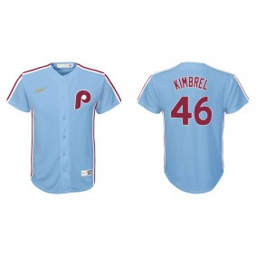 Craig Kimbrel Youth Philadelphia Phillies Nike Light Blue Road Cooperstown Collection Jersey