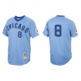 Men's Chicago Cubs Andre Dawson Light Blue Authentic 1976 Cooperstown Jersey