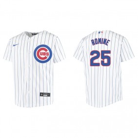 Youth Chicago Cubs Austin Romine White Replica Home Jersey