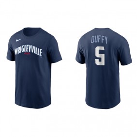 Men's Chicago Cubs Matt Duffy Navy 2021 City Connect T-Shirt