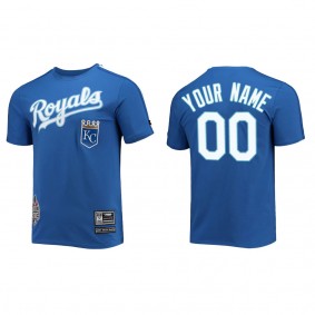 Custom Kansas City Royals Pro Standard Royal Taping T-Shirt