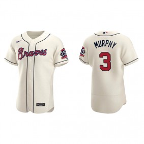 Dale Murphy Men's Atlanta Braves Cream Alternate 2021 World Series 150th Anniversary Jersey