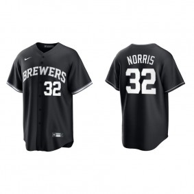 Daniel Norris Milwaukee Brewers Nike Black White Official Replica Jersey