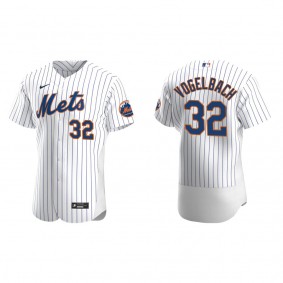 Men's New York Mets Daniel Vogelbach White Authentic Home Jersey