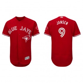 Danny Jansen Toronto Blue Jays Scarlet Canada Day Authentic Flex Base Jersey