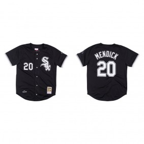 Danny Mendick Chicago White Sox Black 1993 Bo Jackson Authentic Jersey