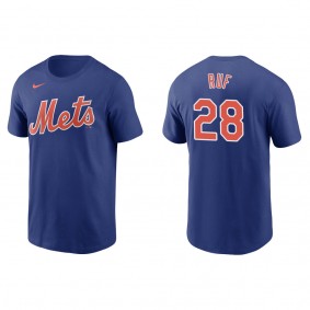 Mets Darin Ruf Royal Name & Number T-Shirt