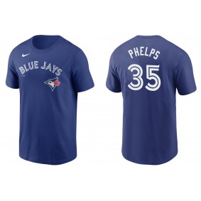 Men's Toronto Blue Jays David Phelps Royal Name & Number T-Shirt