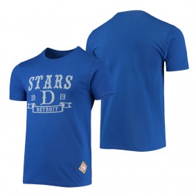 Men's Detroit Stars Stitches Royal Negro League Wordmark T-Shirt