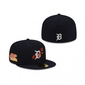 Detroit Tigers Leafy Front 59FIFTY Fitted Hat