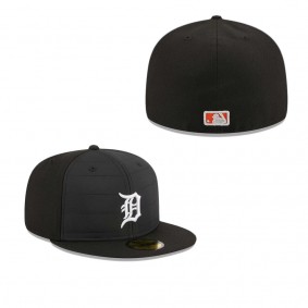 Detroit Tigers Quilt 59FIFTY Fitted Hat Black