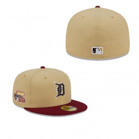 Men's Detroit Tigers Vegas Gold Cardinal 59FIFTY Fitted Hat