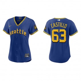 Diego Castillo Women's Seattle Mariners Royal 2023 City Connect Replica Jersey