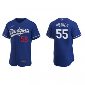 Men's Los Angeles Dodgers Albert Pujols Royal Authentic Alternate Jersey