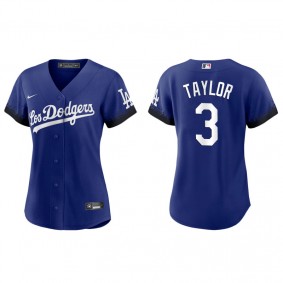 Women's Los Angeles Dodgers Chris Taylor Royal 2021 City Connect Replica Jersey