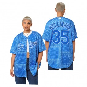 Los Angeles Dodgers Cody Bellinger Blue Wordmark Replica Jersey