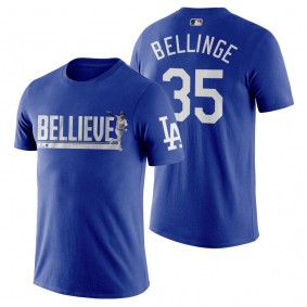Dodgers Cody Bellinger Royal Caricature T-Shirt