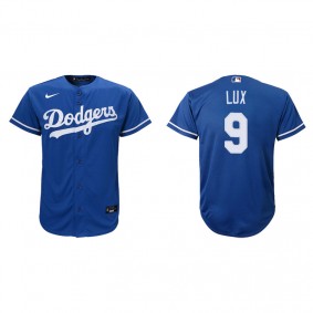 Youth Los Angeles Dodgers Gavin Lux Royal Replica Alternate Jersey