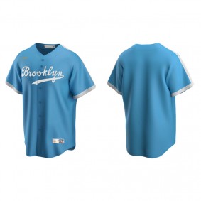 Men's Los Angeles Dodgers Light Blue Cooperstown Collection Alternate Jersey