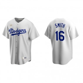Men's Los Angeles Dodgers Will Smith White Cooperstown Collection Home Jersey