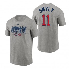Cubs Drew Smyly Gray 2022 Field of Dreams Cornfield Matchup T-Shirt