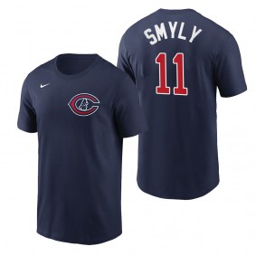 Cubs Drew Smyly Navy 2022 Field of Dreams T-Shirt