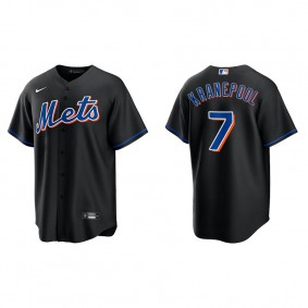 Ed Kranepool Men's New York Mets Nike Black Alternate Replica Jersey