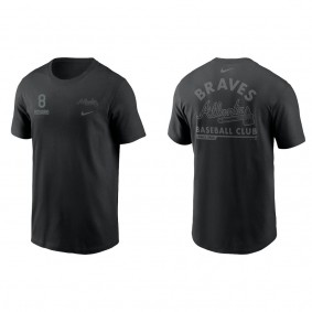 Eddie Rosario Atlanta Braves Pitch Black Baseball Club T-Shirt