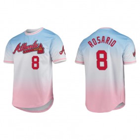 Eddie Rosario Atlanta Braves Pro Standard Ombre T-Shirt Blue Pink