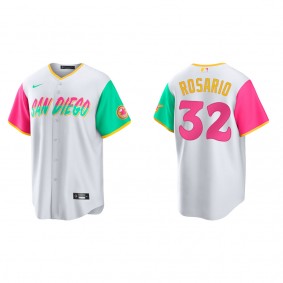 Eguy Rosario San Diego Padres White 2022 City Connect Replica Jersey