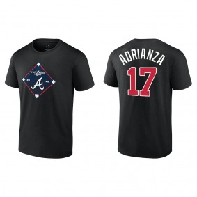 Ehire Adrianza Atlanta Braves Fanatics Branded Black 2022 Postseason Bound T-Shirt