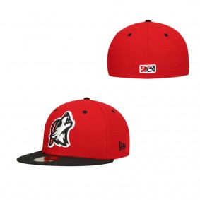 Erie SeaWolves Red Authentic Collection Team Alternate 59FIFTY Fitted Hat